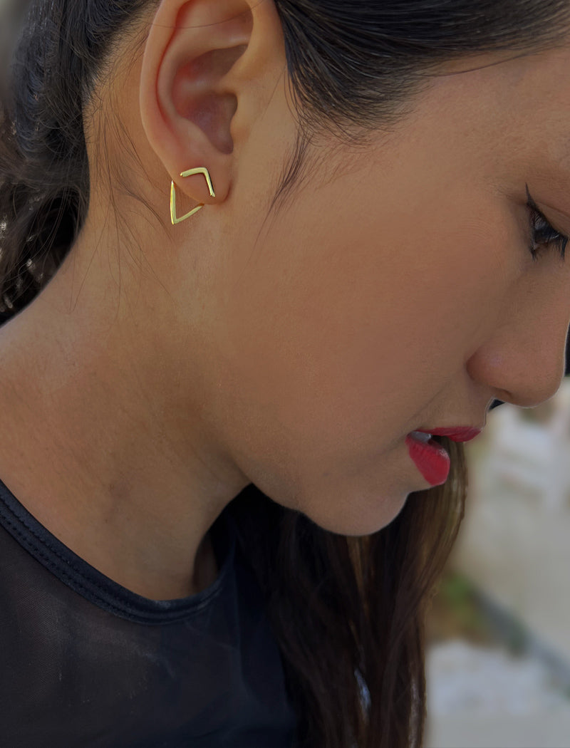 TRILL 2-Way Convertible Wishbone Studs