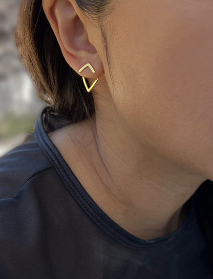 TRILL 2-Way Convertible Wishbone Studs