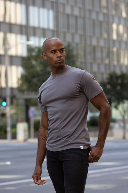 The Original Bamboo Viscose Organic Cotton Short Sleeve T Shirt Classic Cut