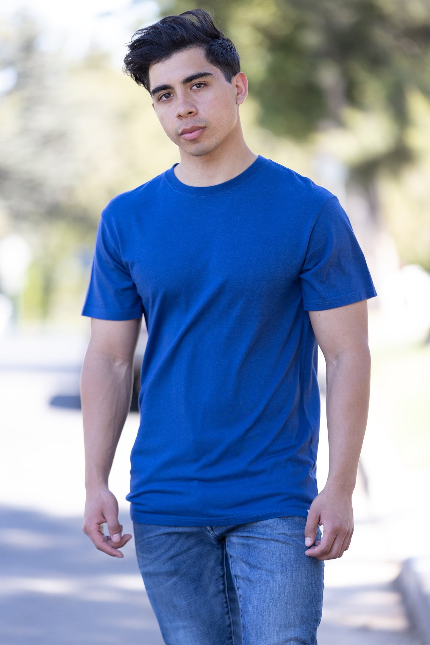 The Original Bamboo Viscose Organic Cotton Short Sleeve T Shirt Classic Cut