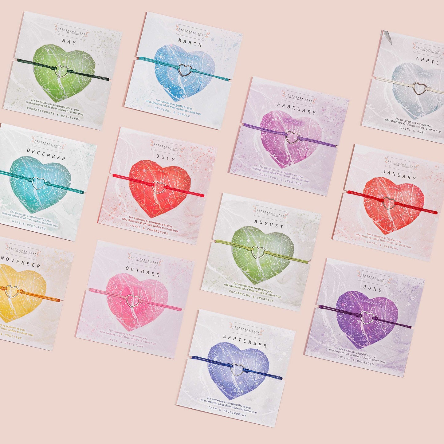 Birthstone Wish Bracelets