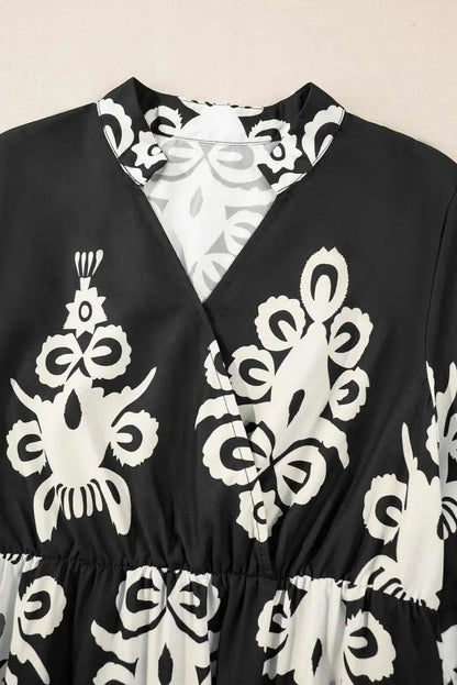 Women's Black Midi Dress | Love Salve Bohemian
