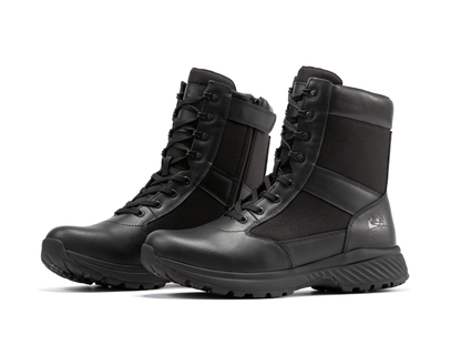 Botas Pro Black Men's 8 inch Side Zipper Military Tactical Boots BP703