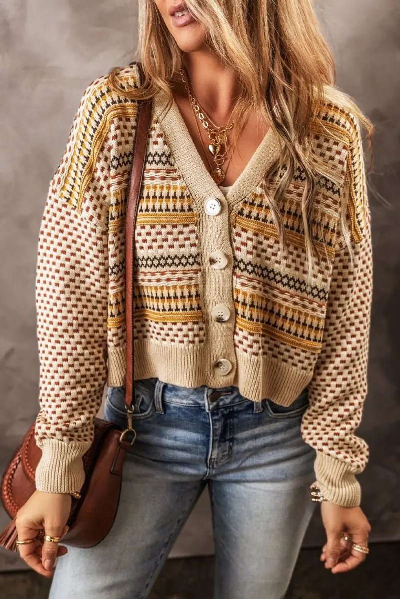 Sweaters Trendsi Buttoned Cardigan Women's Fashion Knitwear Long Sleeve Cardigan - Soft & Stylish