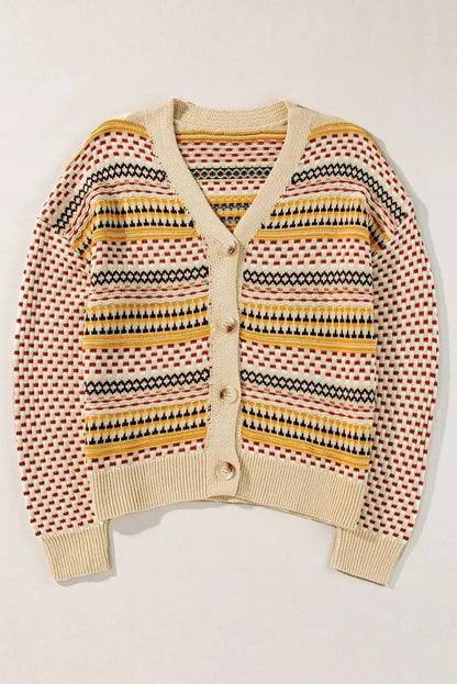 Sweaters Trendsi Buttoned Cardigan Women's Fashion Knitwear Long Sleeve Cardigan - Soft & Stylish