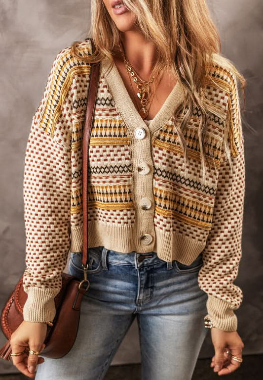 Sweaters Trendsi Buttoned Cardigan Women's Fashion Knitwear Long Sleeve Cardigan - Soft & Stylish