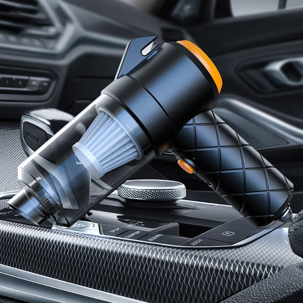Car vacuum cleaner on a car dashboard | Origin Zero