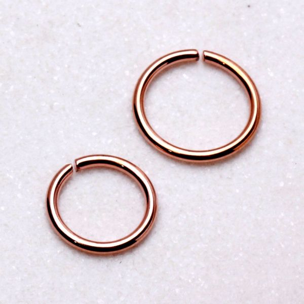 Gold Annealed Seamless Ring