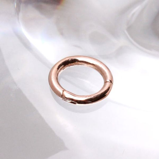 14Kt. Rose Gold Seamless Clicker Ring