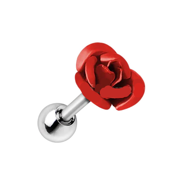 Metallic Rose Cartilage Earring