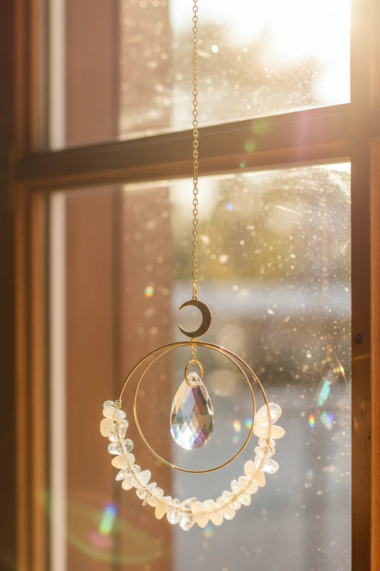 Round Suncatcher Crystal Rainbow Prisms