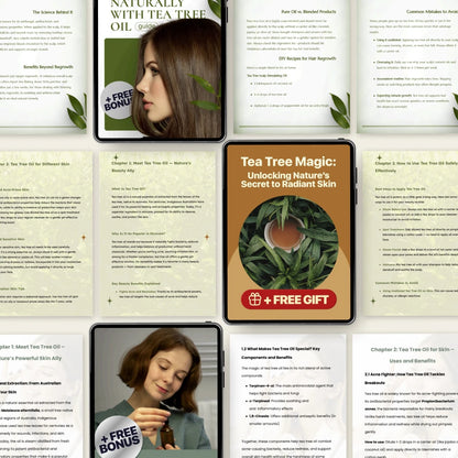 Tea Tree Oil Magic Revealed | 4-in-1 beauty benefits of tea tree oil Digital Bundle