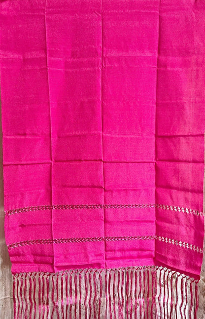 Authentic Mexican Silk Shawl Wrap Reboso Mexicano De Artiseda