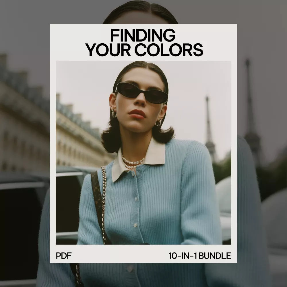 Finding Your Colors Step by Step Toolkit – 10-in-1 Color Analysis for Beginners Bundle with Guides, eBooks & Checklists for Personal Style & Fashion Confidence