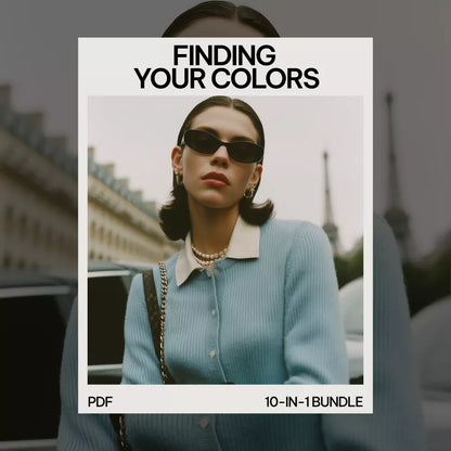 Finding Your Colors Step by Step Toolkit – 10-in-1 Color Analysis for Beginners Bundle with Guides, eBooks & Checklists for Personal Style & Fashion Confidence