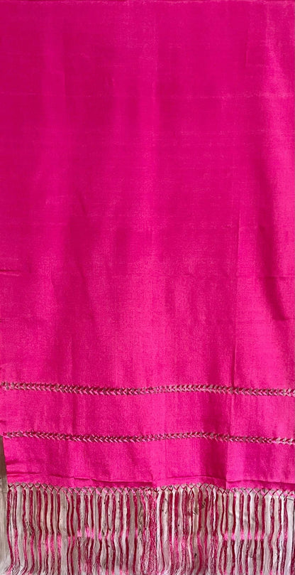 Authentic Mexican Silk Shawl Wrap Reboso Mexicano De Artiseda