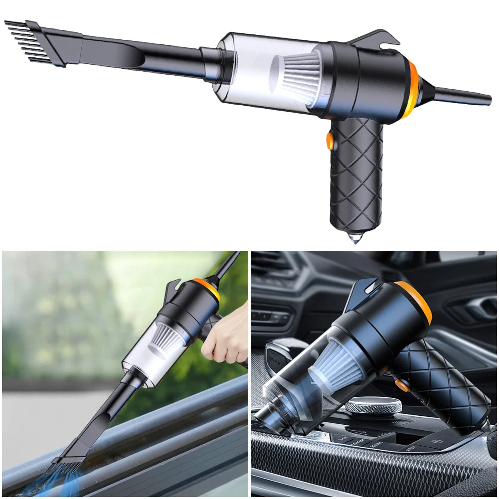 Multifunctional car cleaning tool with various attachments on a white background | Origin Zero