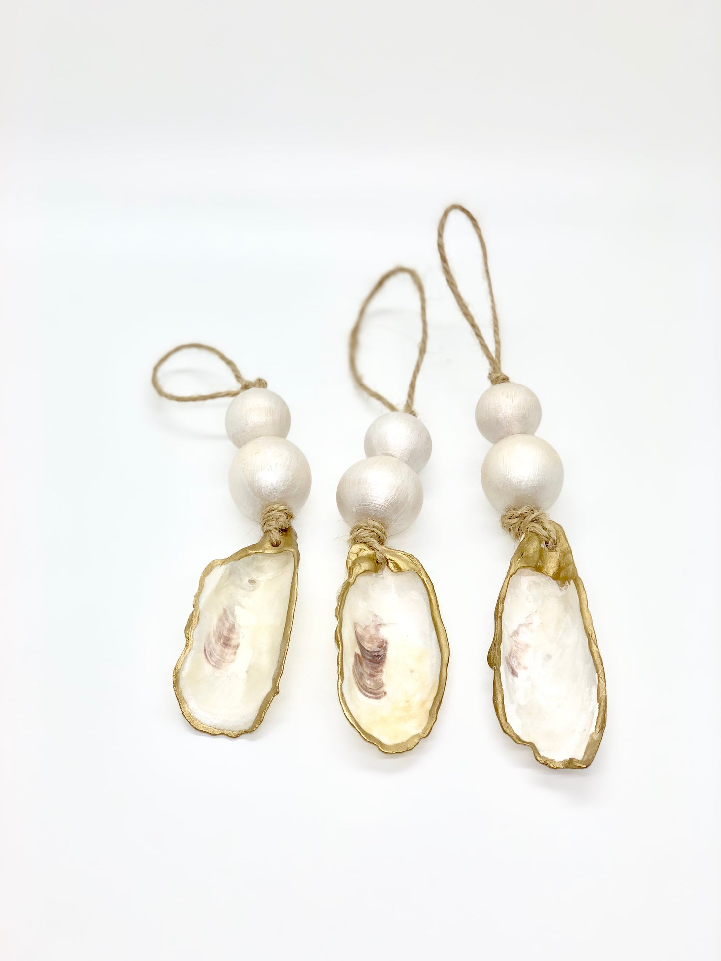 Hint of Pearl Ornaments (Set of 3)