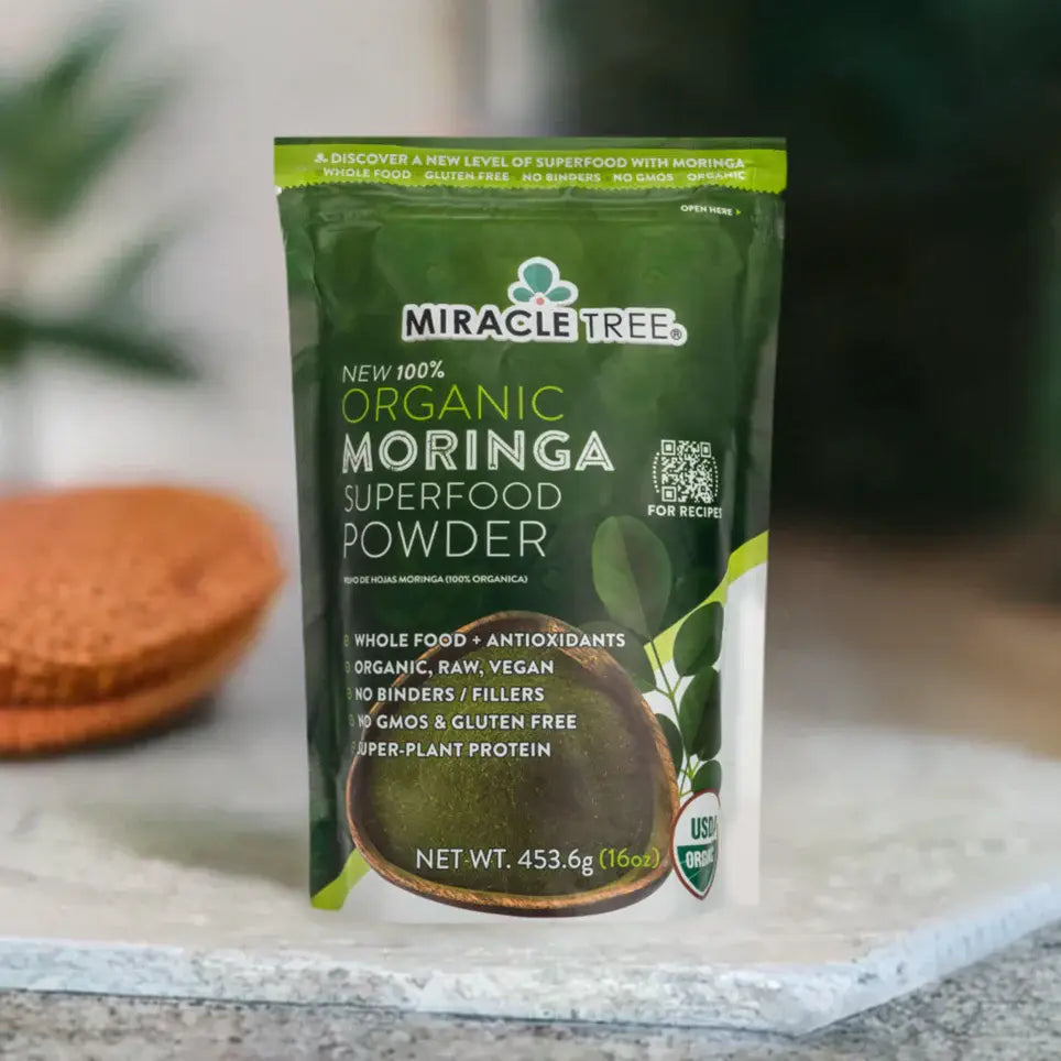 PureLeaf Organics Organic Moringa Powder 16 Oz Pouch