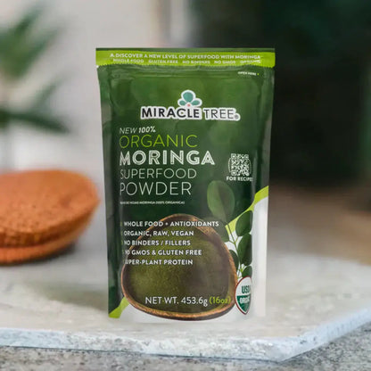 PureLeaf Organics Organic Moringa Powder 16 Oz Pouch