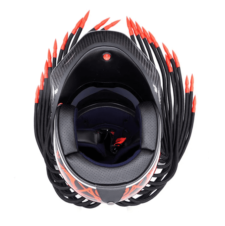 Ultra HD Carbon Fiber Full Face Motorcycle Helmet – Cyber Style, Unisex, for Cosplay & Cycling
