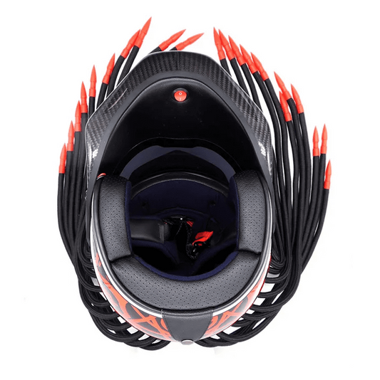 Ultra HD Carbon Fiber Full Face Motorcycle Helmet – Cyber Style, Unisex, for Cosplay & Cycling