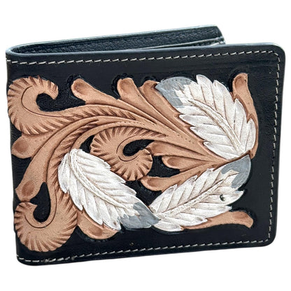 Men’s Western bi-fold leather wallet