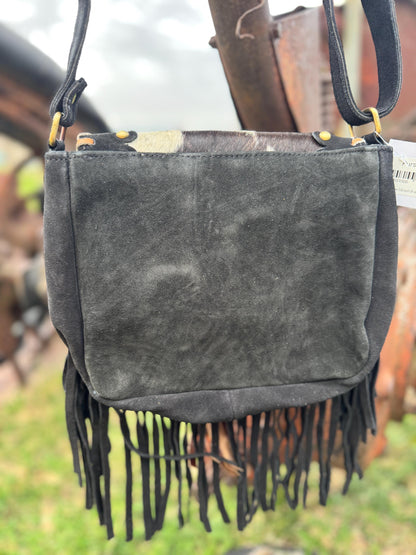 Genuine Western Boho Fringe suede leather purse by Double B