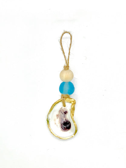 Eco-Friendly - Sea Glass Ornaments (Set of 2)