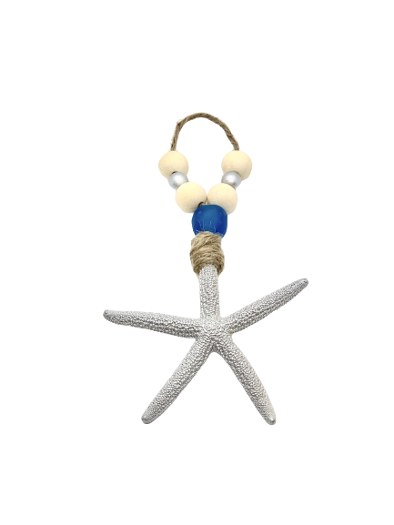 Sea Side Ornaments - Oyster or Starfish (Set of 3)