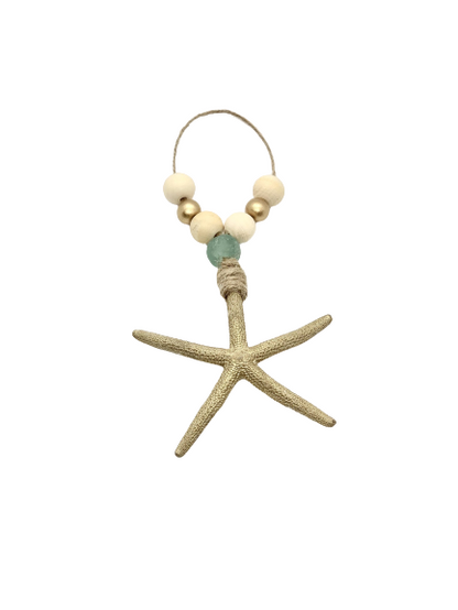 Sea Side Ornaments - Oyster or Starfish (Set of 3)