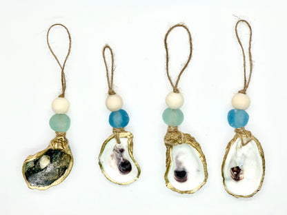 Eco-Friendly - Sea Glass Ornaments (Set of 2)