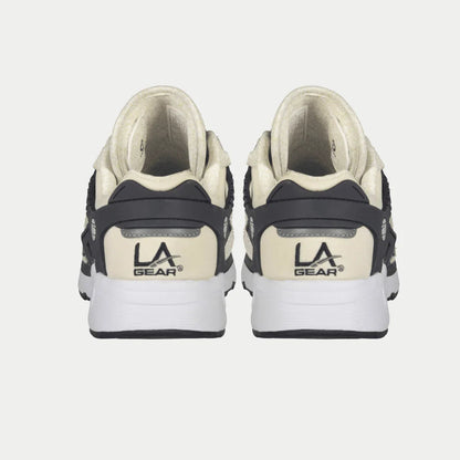 LA Gear Catapult Light Up Low Top Sneaker White Black Women