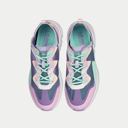 LA Gear Mid-City Lowtop Lavender Pink Leather Free