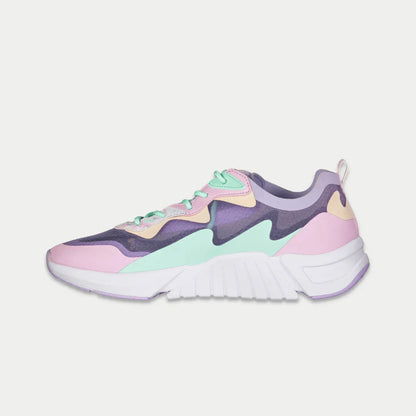 LA Gear Mid-City Lowtop Lavender Pink Leather Free