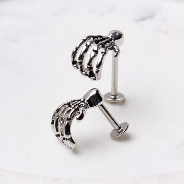 316L Surgical Steel Zombie Claw Labret - Lip
