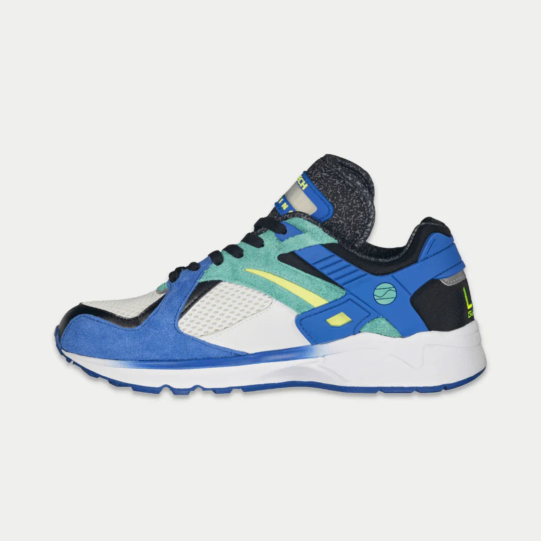 LA Gear Men's Catapult Light-Up Lowtop | Blue x Green