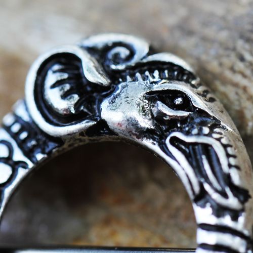 316L Stainless Steel Tribal Elephant Nipple Shield