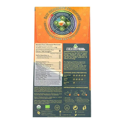 Organic Moringa Energy Tea - Orange Passionfruit - Natural Coffee Alternative