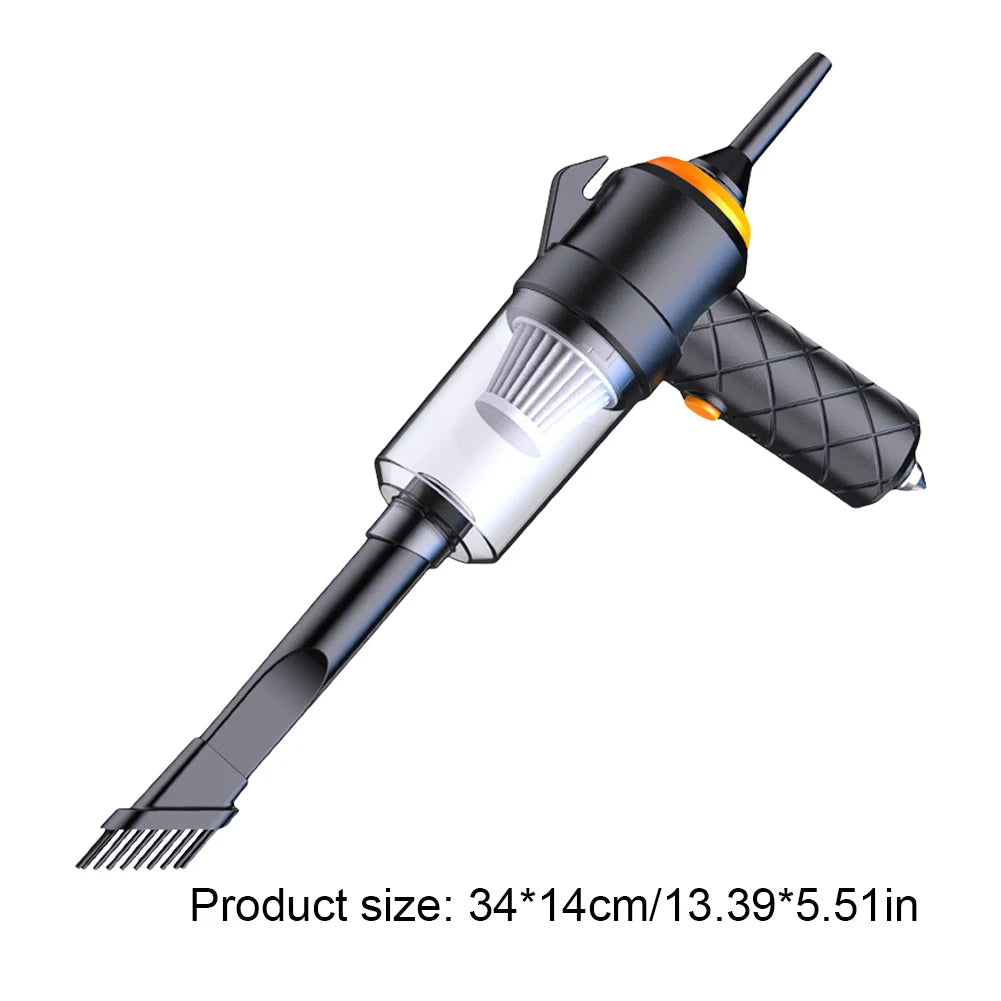 Car wash brush with nozzle on a white background | Origin Zero