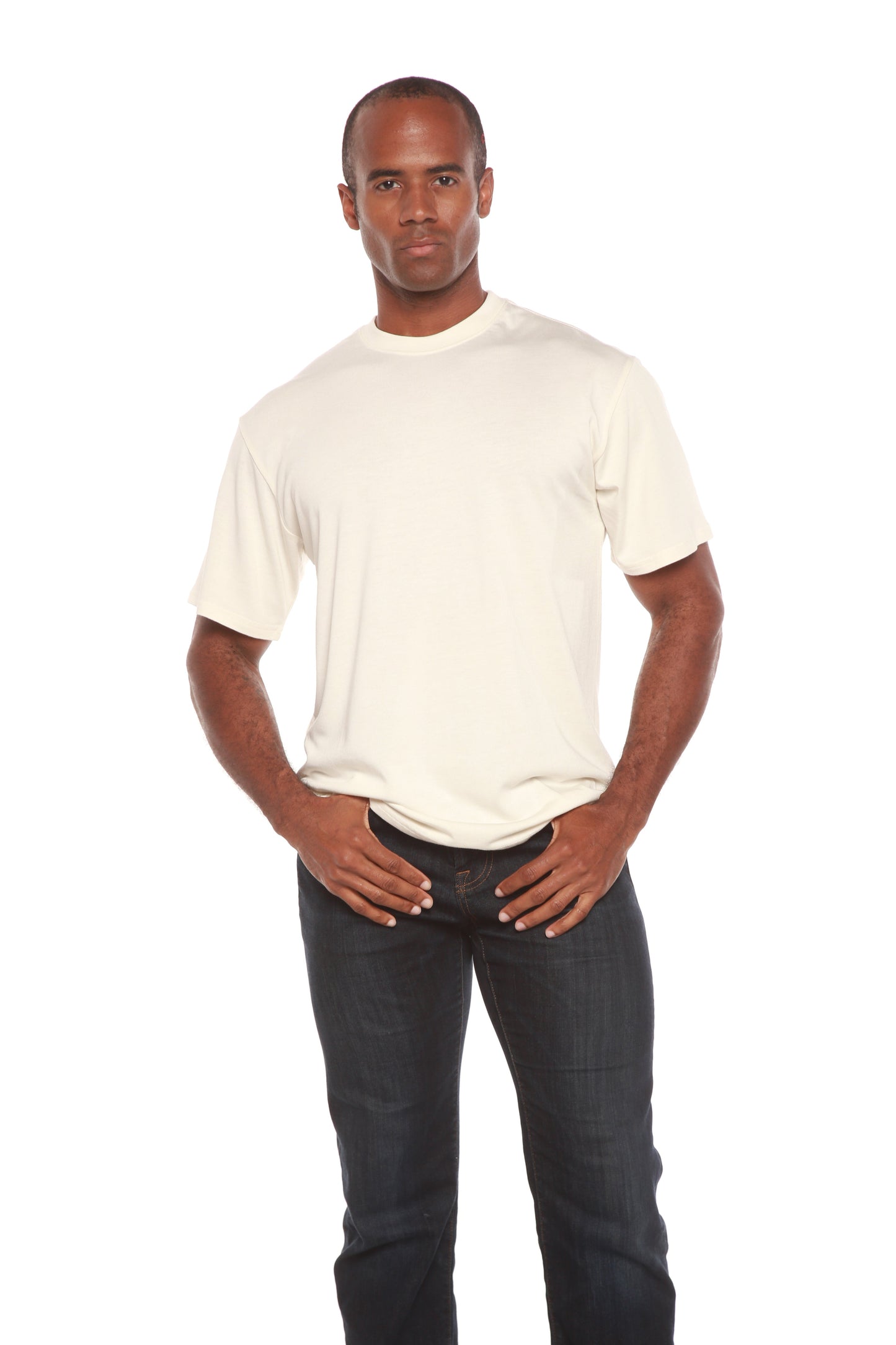 The Original Bamboo Viscose Organic Cotton Short Sleeve T Shirt Classic Cut