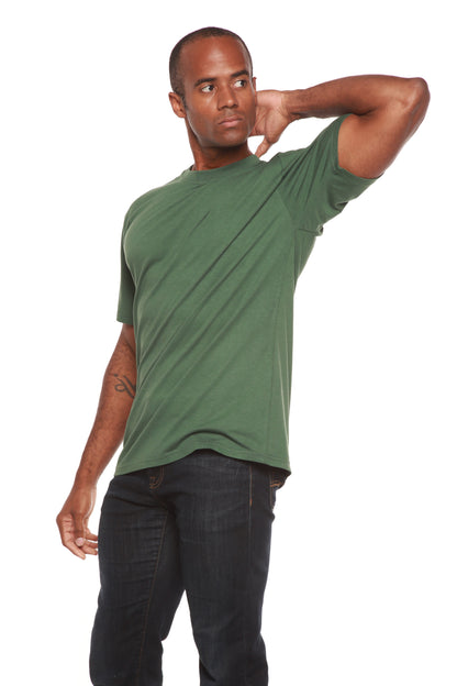 The Original Bamboo Viscose Organic Cotton Short Sleeve T Shirt Classic Cut