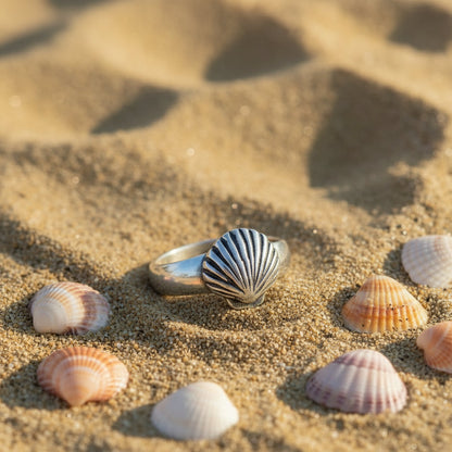 Seashell Sterling Silver Toe Ring