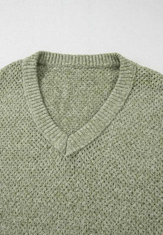Sweaters Trendsi V-Neck Sweater Women's Casual Long Sleeve Top Wardrobe Essential