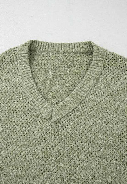 Sweaters Trendsi V-Neck Sweater Women's Casual Long Sleeve Top Wardrobe Essential