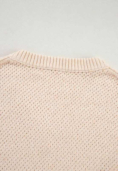 Sweaters Trendsi V-Neck Sweater Women's Casual Long Sleeve Top Wardrobe Essential